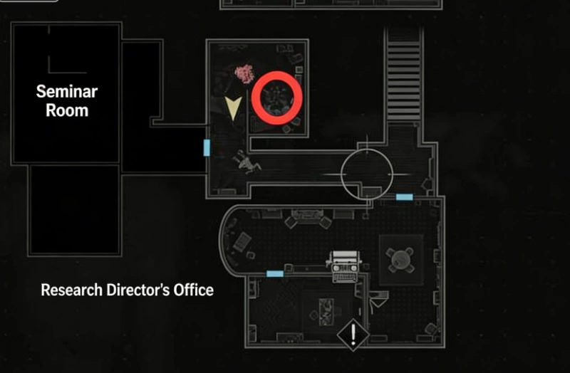Resident Evil 9 Chief Researcher Office Puzzle Guide: Sun Crystal Code & Photo Clue Solution (Image 7) - Resident Evil 9 Chief Researcher Office Puzzle Guide: Sun Crystal Code & Photo Clue Solution - Screenshot 7